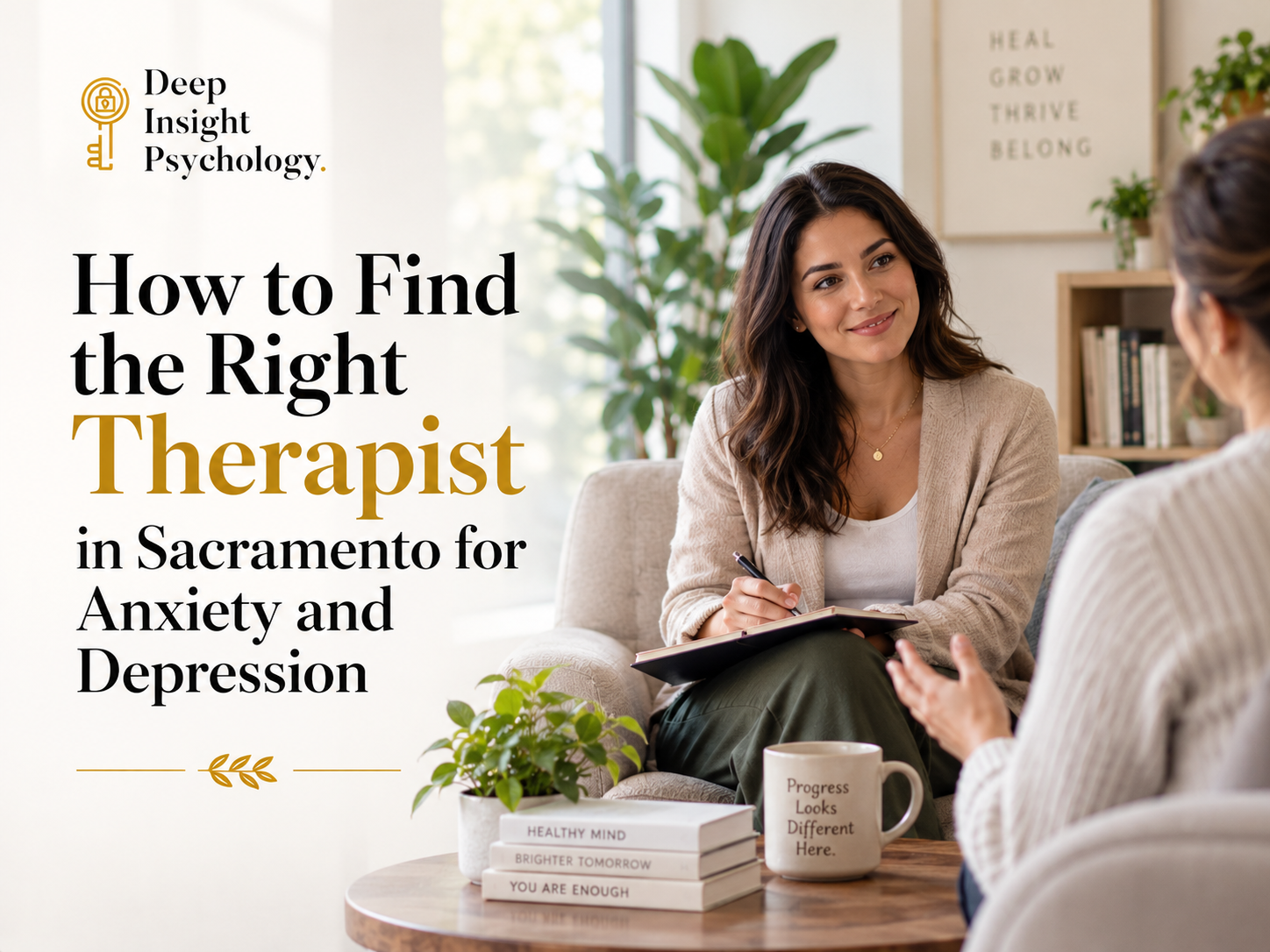 anxiety therapist Sacramento